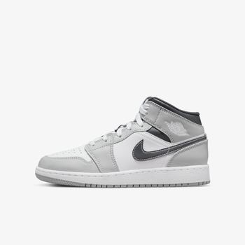 Фото Детские кроссовки Nike AIR JORDAN 1 MID (GS) 554725-078