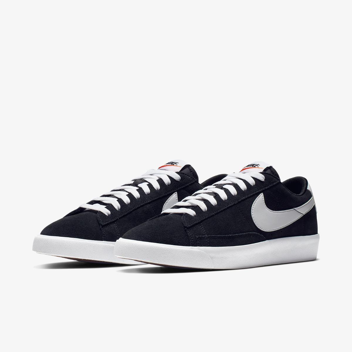 Мужские кроссовки Nike BLAZER LOW PRM VNTG SUEDE 538402-004 - фото 1