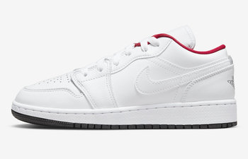 Фото Кроссовки женские Nike 1 'White Gym Red' - 'Mismatched Insoles' (553560-164)