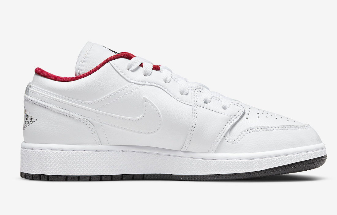 Кроссовки женские Nike 1 'White Gym Red' - 'Mismatched Insoles' (553560-164) - фото 3