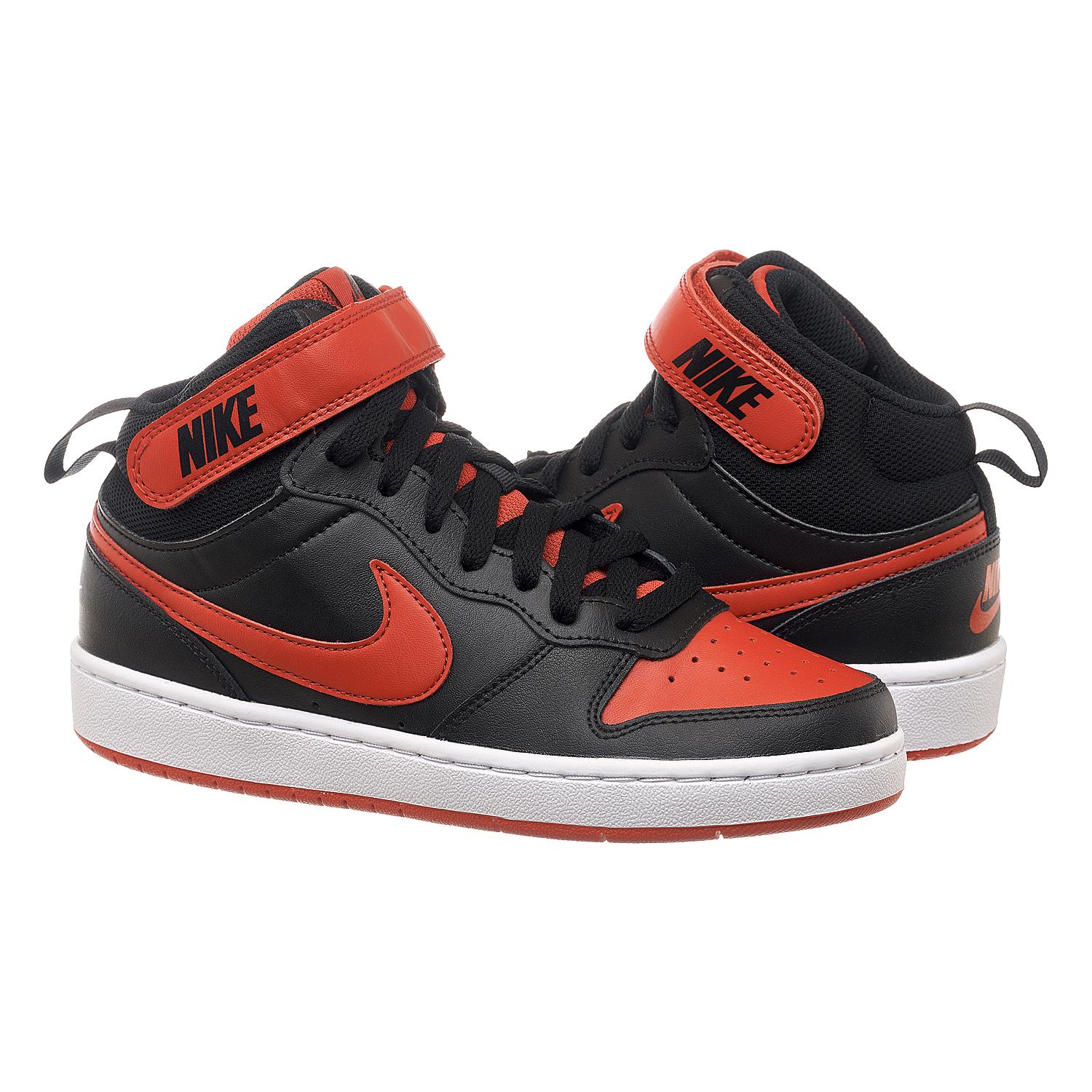 Кроссовки женские Nike Court Borough Mid 2 (Gs) (CD7782-003) - фото 1