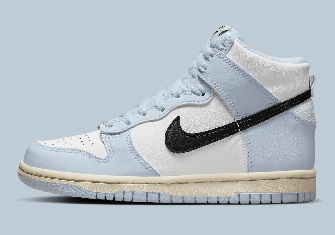 Кроссовки женские Nike Dunk High Aluminum (Gs) (DB2179-110) - фото 1