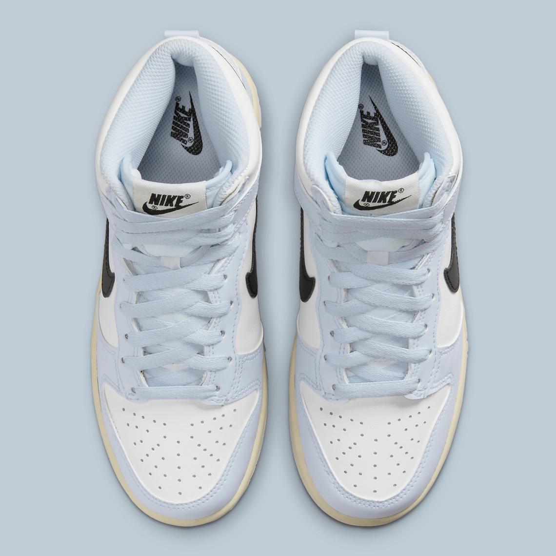 Кроссовки женские Nike Dunk High Aluminum (Gs) (DB2179-110) - фото 4