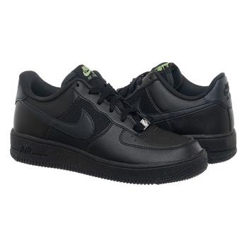 Фото Кроссовки женские Nike Ir Force 1 Low Crater Gs Triple Black (DH8695-001)