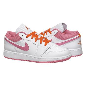 Фото Кроссовки женские Nike 1 Low Gs 'White Safety Orange Pinksicle (DR9498-168)