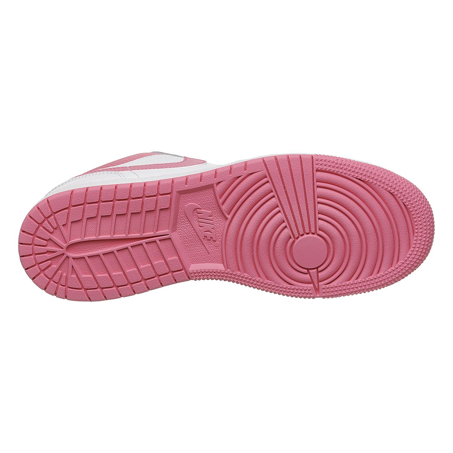 Кроссовки женские Nike 1 Low Gs 'White Safety Orange Pinksicle (DR9498-168) - фото 4