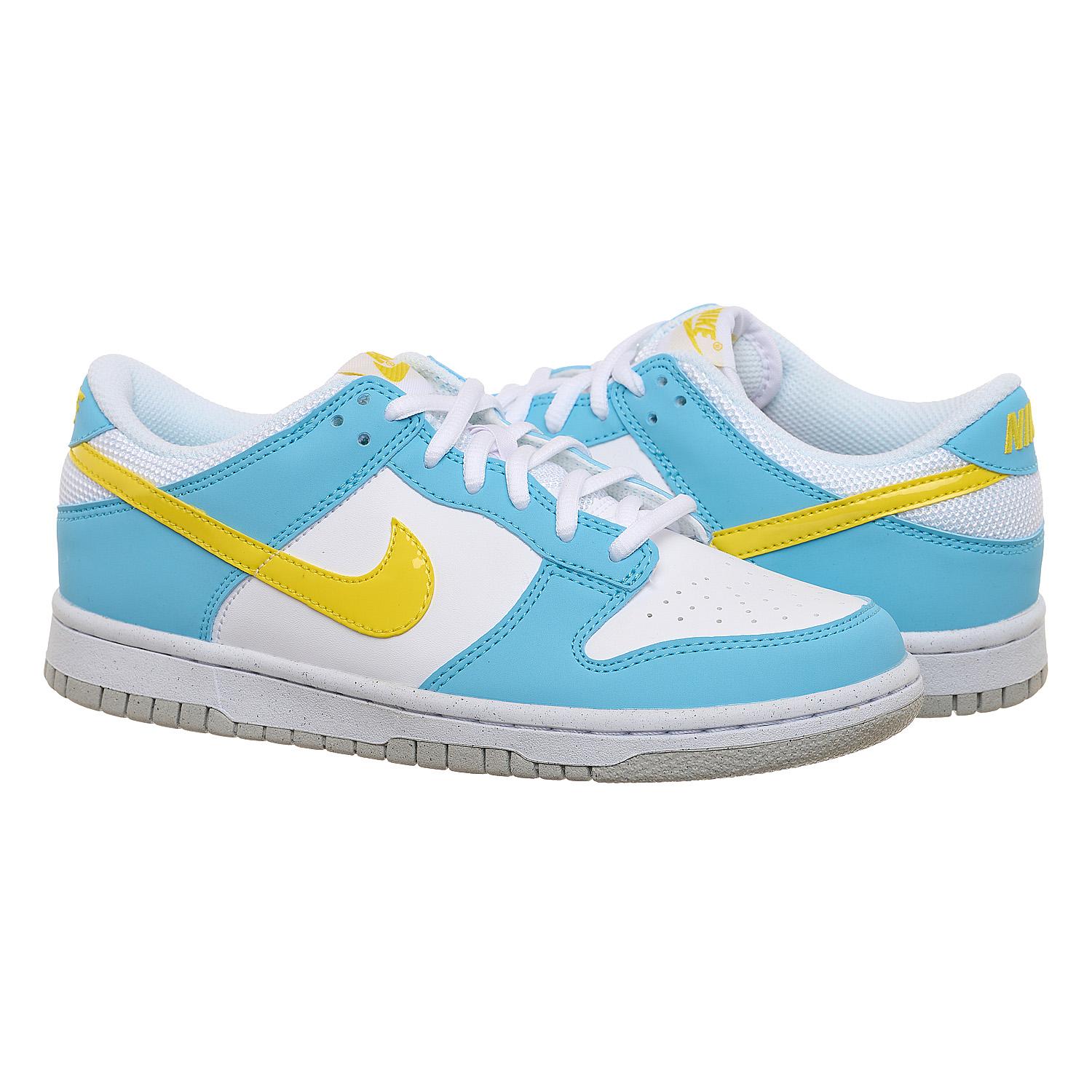 Кроссовки женские Nike Dunk Low Next Nature Homer Simpson (Gs) (DX3382-400) - фото 1