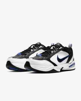 Фото Кроссовки мужские Nike Men's Air Monarch Iv Black White Training Shoes 4E (416355-002)