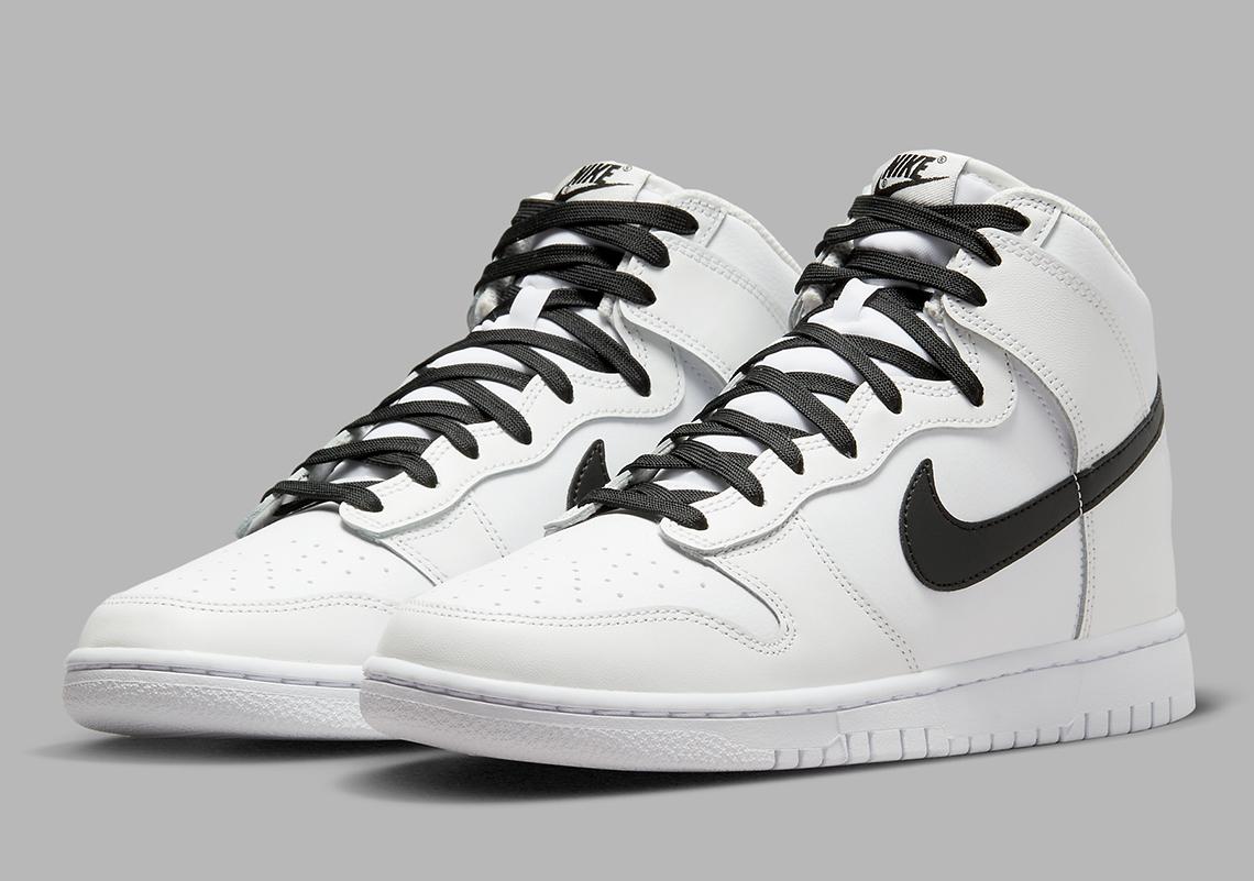 Кроссовки мужские Nike Dunk High Reverse Panda (DJ6189-101) - фото 1