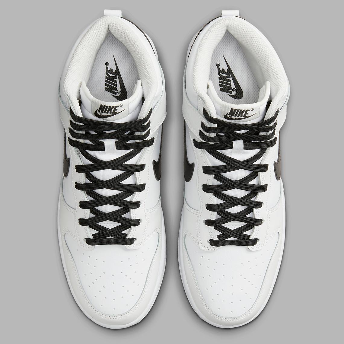 Кроссовки мужские Nike Dunk High Reverse Panda (DJ6189-101) - фото 4