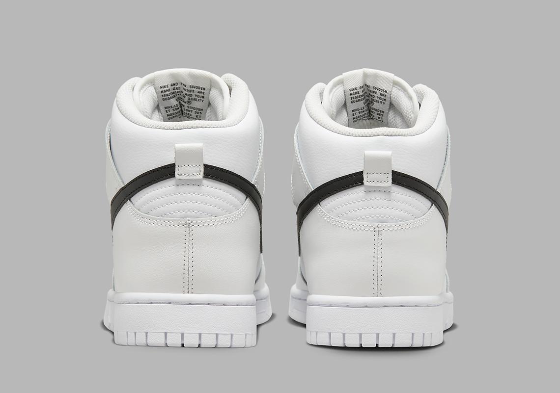 Кроссовки мужские Nike Dunk High Reverse Panda (DJ6189-101) - фото 5