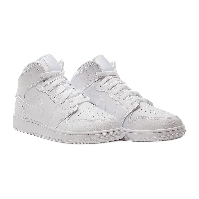 Кроссовки женские Nike Jordan Air  1 Mid(Gs) (554725-130) - фото 5