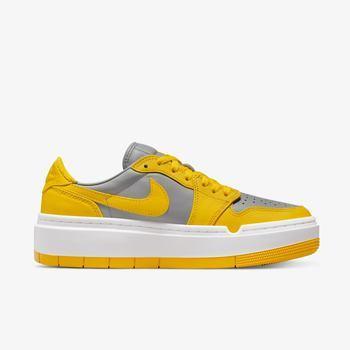 Фото Кроссовки женские Nike Jordan 1 Low Elevate Yellow Grey (DH7004-017)