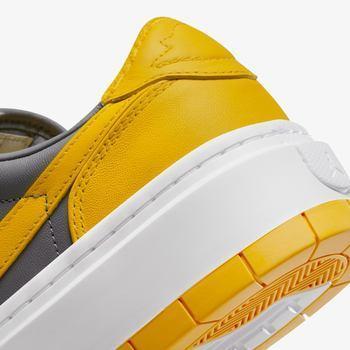 Фото Кроссовки женские Nike Jordan 1 Low Elevate Yellow Grey (DH7004-017)