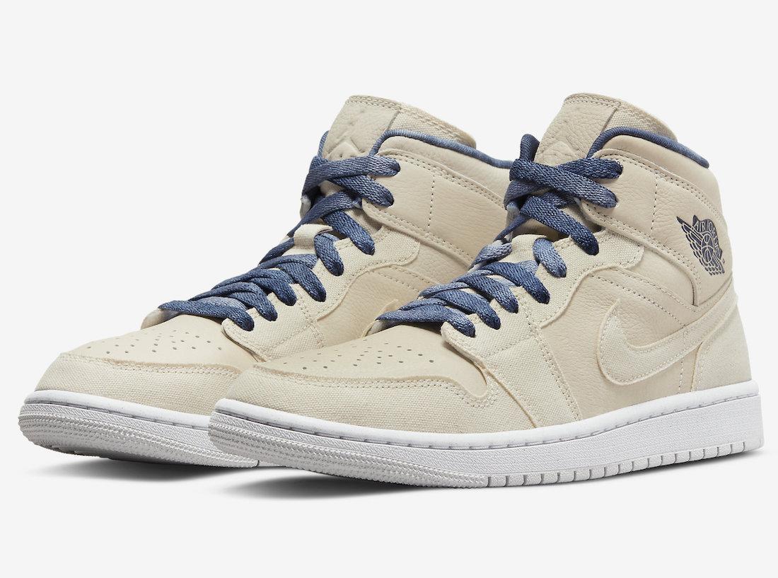 Кроссовки женские Nike Jordan Mid “Sanddrift” Releases (DM9126-104) - фото 1