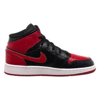 Фото Кроссовки женские Nike Jordan Air Jordan 1 Mid “Bred”(Gs) (DM9650-001)
