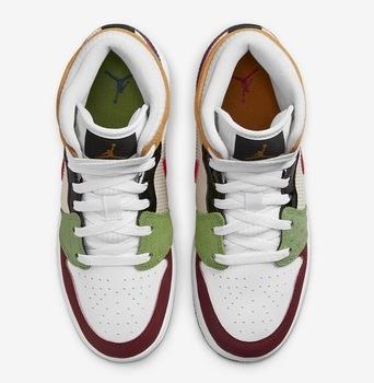 Фото Кроссовки женские Nike Jordan Air 1 Mid Se (Gs) (DR6957-100)