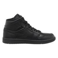Кроссовки мужские Nike Jordan 1 Mid Triple Black (554724-091) - фото 3