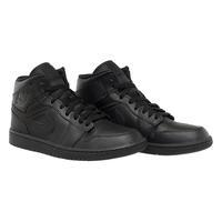 Кроссовки мужские Nike Jordan 1 Mid Triple Black (554724-091) - фото 5