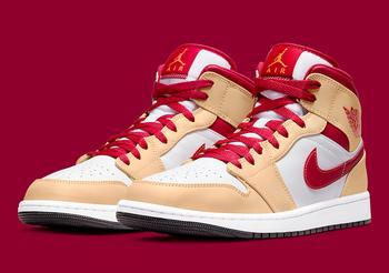 Фото Кроссовки мужские Nike Jordan Jordan 1 Mid (554724-201)