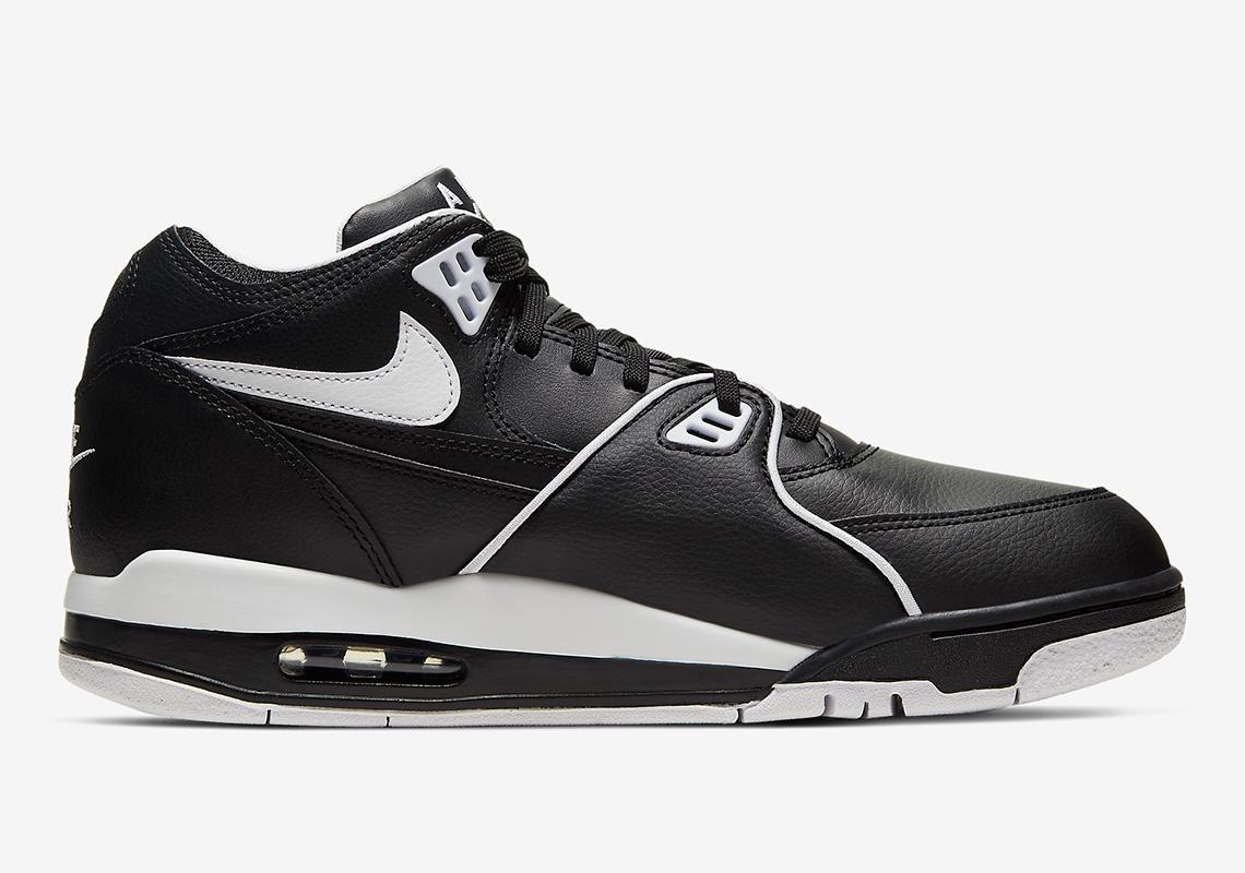 Кроссовки мужские Nike Air Flight 89 Black White (2019) (CU4833-015) - фото 2